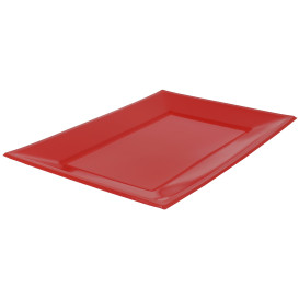 Bandeja de Plastico Roja 330x225mm (180 Uds)