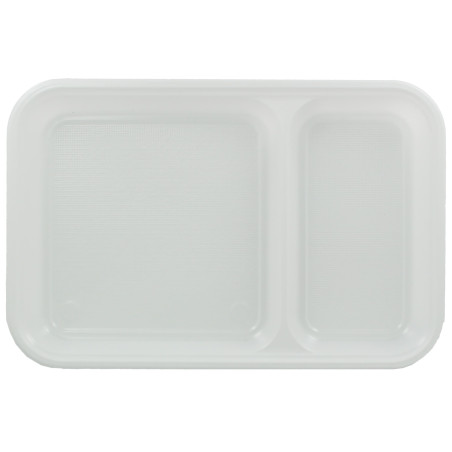 Bandeja PS Blanca 2C 27x18cm (50 Uds)