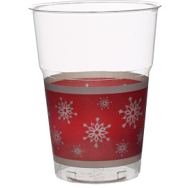 Vaso Plastico "Diamant" PS Cristal Copo de Nieve 200ml (200 Uds)