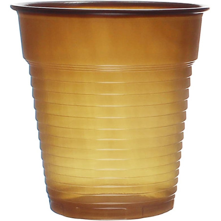 Vaso de Plástico PS Vending Marrón 166ml Ø7,0cm (3.000 Uds)