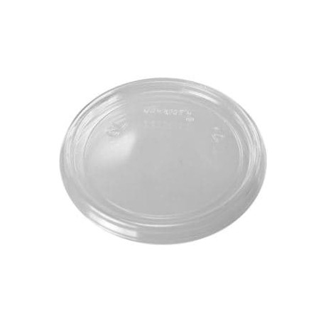 Tapa Plana de Plástico Transparente Ø7,4cm (1000 Uds)