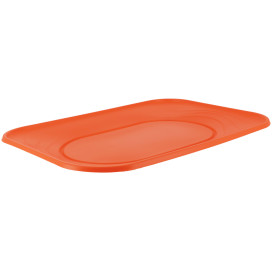 Bandeja de Plastico PP "X-Table" Naranja 330x230mm (60 Uds)