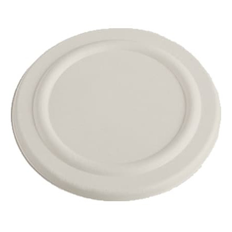 Tapa Tarrina 450ml Caña de Azúcar Blanca Ø110mm (600 Uds)