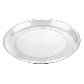 Bandeja Plastico Tray Transparente Ø32cm (5 Uds)