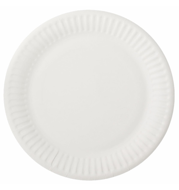 Plato de Papel Blanco Ø15 cm (2000 Uds)