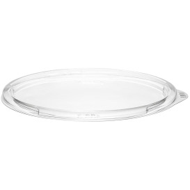 Tapa Plana de Plastico PET para Bol Transp. Ø150mm (504 Uds)