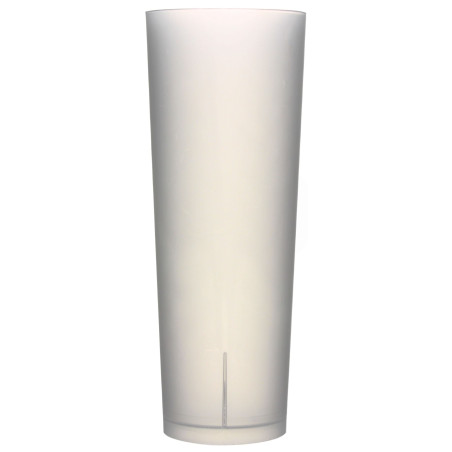 Vaso de Tubo Reutilizable Durable PP "Frost" 330ml (10 Uds)