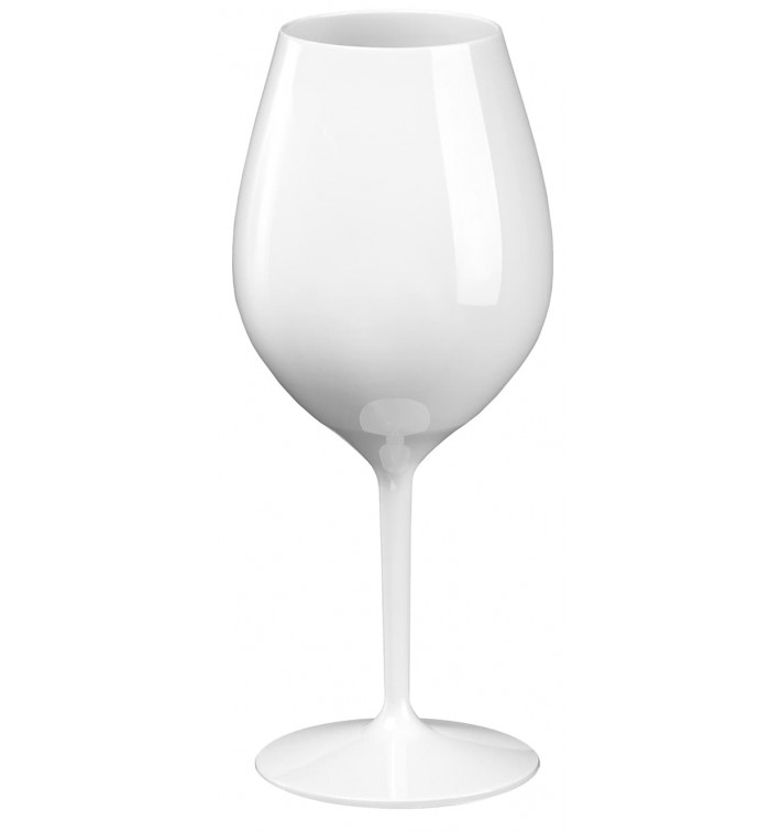 Copa Reutilizable Durable Tritán Blanca para Vino 510ml (6 Uds)