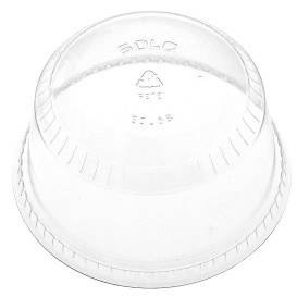 Tapa Cúpula Cerrada PET Cristal Ø9,2cm (1000 Uds)