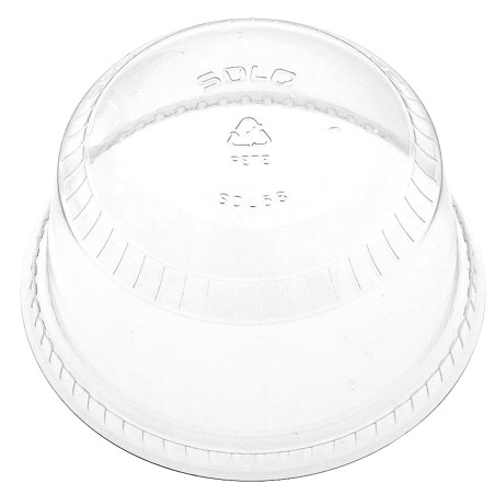 Tapa Cúpula Cerrada PET Cristal Ø9,2cm (1000 Uds)