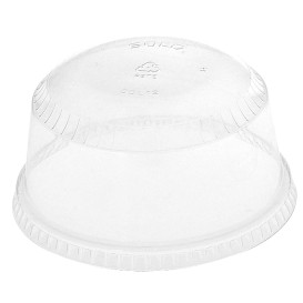 Tapa Cúpula Cerrada PET Cristal Ø9,2cm (1000 Uds)