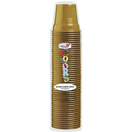 Vaso de Plástico PS Oro 80ml Ø5,7cm (1500 Uds)