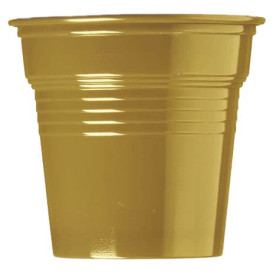 Vaso de Plástico PS Oro 80ml Ø5,7cm (1500 Uds)