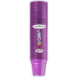 Vaso de Plástico PS Violeta 80ml Ø5,7cm (1500 Uds)