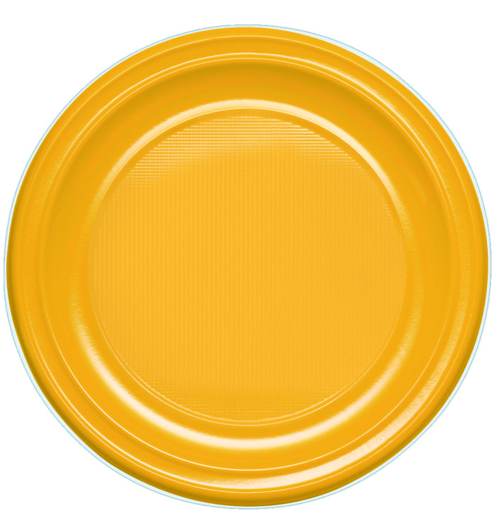 Plato de Plastico PS Llano Mango 170 mm (1100 Uds)