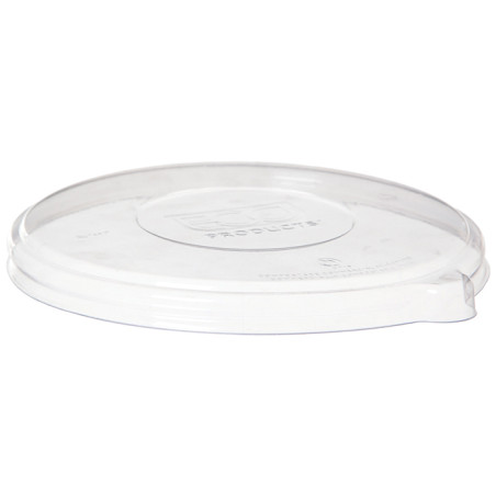 Tapa Compostable PLA Transparente Bol 710 y 940ml (50 Uds)