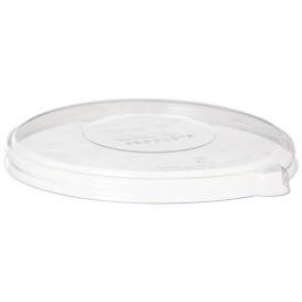 Tapa Compostable PLA Transparente Bol 470 y 1360ml (400 Uds)