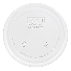 Tapa Tarrina Compostable PLA 235,355,470, 940ml (500 Uds)