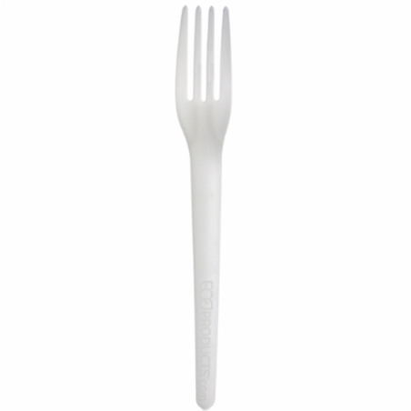 Tenedor Compostable CPLA Blanco 17,0 cm (1.000 Uds)