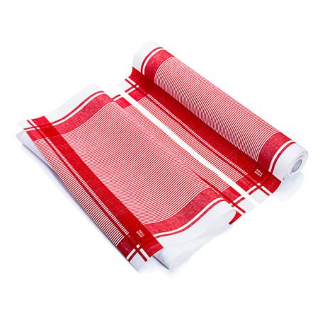 Paños en Rollo "Roll Drap" Vintage Rojo 40x64cm P64cm (10 Uds)