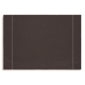 Mantel Individual "Day Drap" Anthracite 32x45cm (12 Uds)