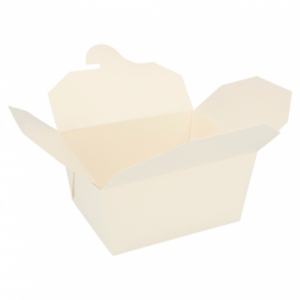 Caja Carton Americana Blanca 113x90x64mm 600ml (450 Uds) 