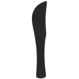 Cuchillo de Bambu Degustacion Negro 9cm (500 Uds)