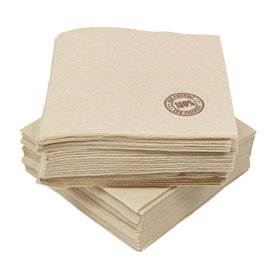 Servilleta de Papel Eco "Recycled" 33x33cm 2C P-P (50 Uds)