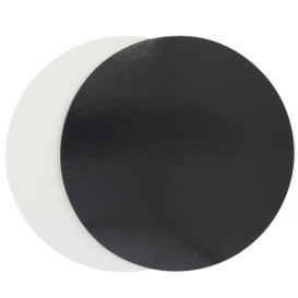 Disco de Carton Negro y Blanco 230 mm (200 Uds)