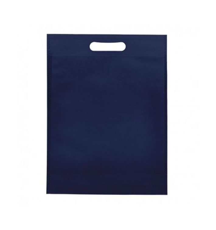 Bolsa Termosellada con Fuelle en Base Azul Marino 17x22,5+5cm 80g (25 Uds)