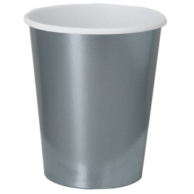 Vaso Cartón 9 Oz/240ml Plata "Party" (300 Uds)