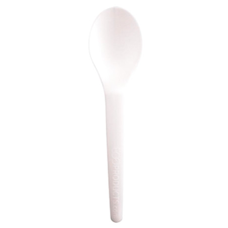 Cucharilla en Almidón de Maíz CPLA Blanca 12cm (2000 Uds)