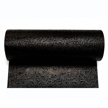 Mantel Rollo TNT Plus Negro 0,4x45m 60g P30cm (6 Uds)