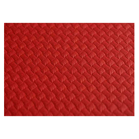 Mantel de Papel Cortado 1,2x1,2 Metro Rojo 40g (300 Uds)