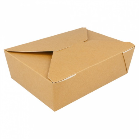 Caja Carton Americana Natural 19,7x14x6,4cm 1980ml (200 Uds)