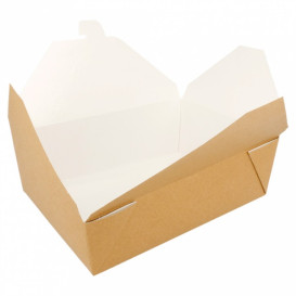 Caja Carton Americana Natural 19,7x14x6,4cm 1980ml (200 Uds)