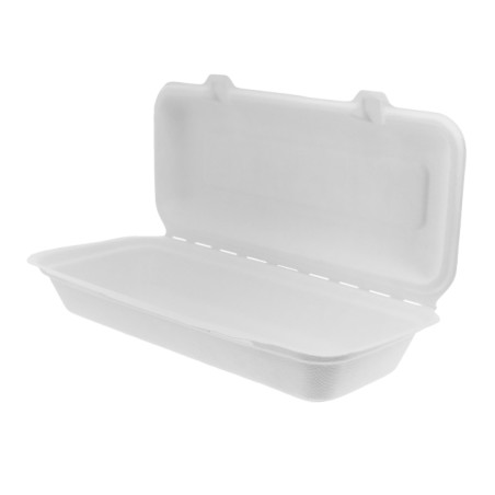 Envase Panini Caña de Azúcar Blanco 29x14x6cm (200 Uds)