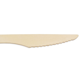 Cuchillo de Madera BIO 16,5cm (250 Uds)