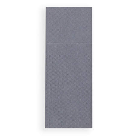 Servilleta Portacubiertos de Papel Gris 32x40cm (1200 Uds)