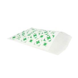 Bolsa de Papel Blanca Farmacia 12+6x20cm (250 Uds)