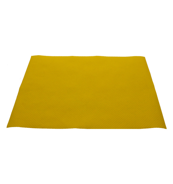 Mantel Individual de Papel Amarillo 30x40cm 40g/m² (1.000 Uds)