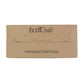 Envuelta Papel Antigrasa Kraft en Dispensador 30,5x27cm (6.000 Uds)