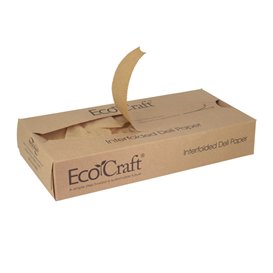 Envuelta Papel Antigrasa Kraft en Dispensador 30,5x27cm (500 Uds)