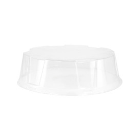 Tapa para Envase Tarta APET Transparente Ø20x6cm (10 Uds)