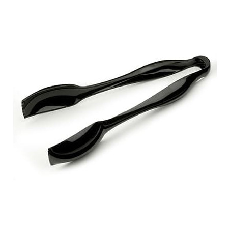 Pinzas Plástico Para Ensaladas Negro 270mm (50 Uds)