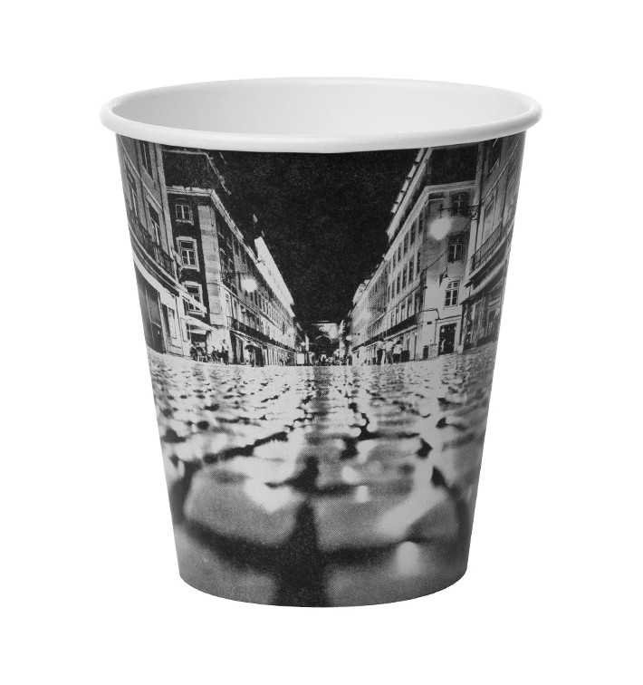 Vaso Cartón 6Oz/180ml "Parisian" Ø8,0cm (1000 Uds)