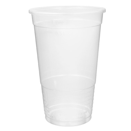 Vaso de Plástico PP Reutilizable Transparente 600ml Ø9,4cm (800 Uds)