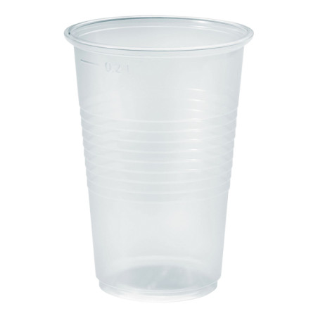 Vaso de Plástico PP Transparente 230ml Ø7,0cm (3.000 Uds)