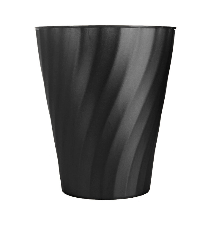 Vaso de Plastico PP "X-Table" Negro 320ml (8 Uds)