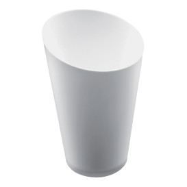 Vaso de Degustacion Conico Alto Blanco 70 ml (500 Uds)